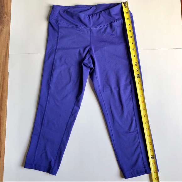 OLD NAVY Capri Leggings Pants Active Workout Athleisure Blue Small Women’s - Picture 8 of 16